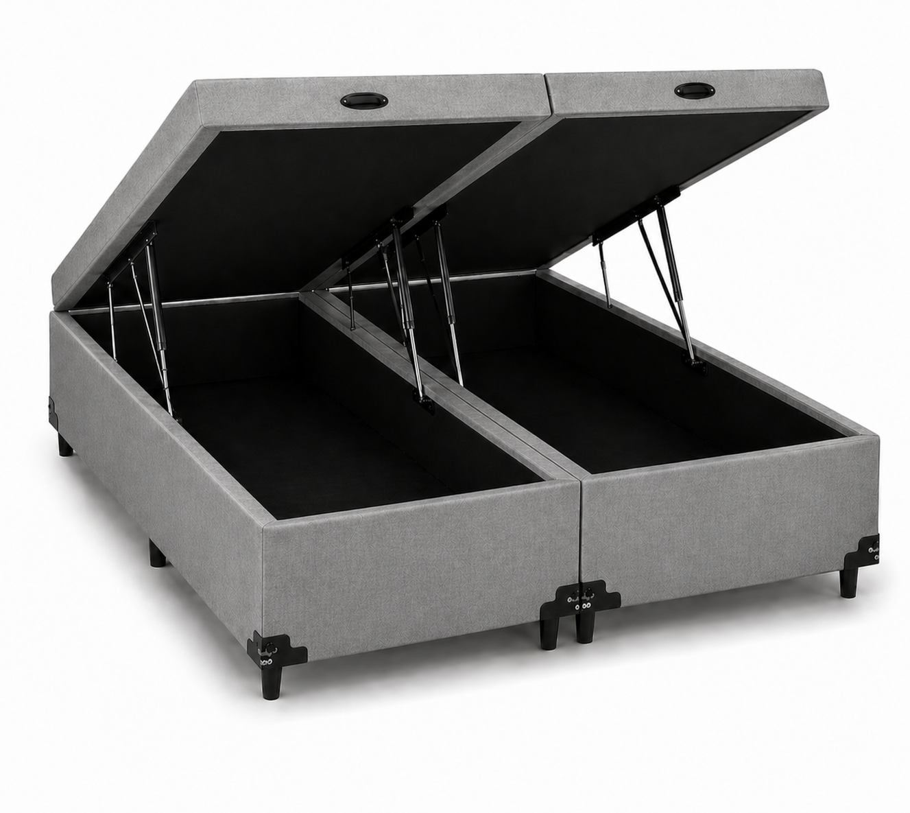 Cama Box Baú Bipartido Queen 158cm