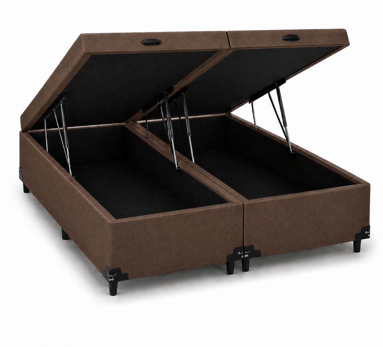 Cama Box Baú Bipartido Queen 158cm