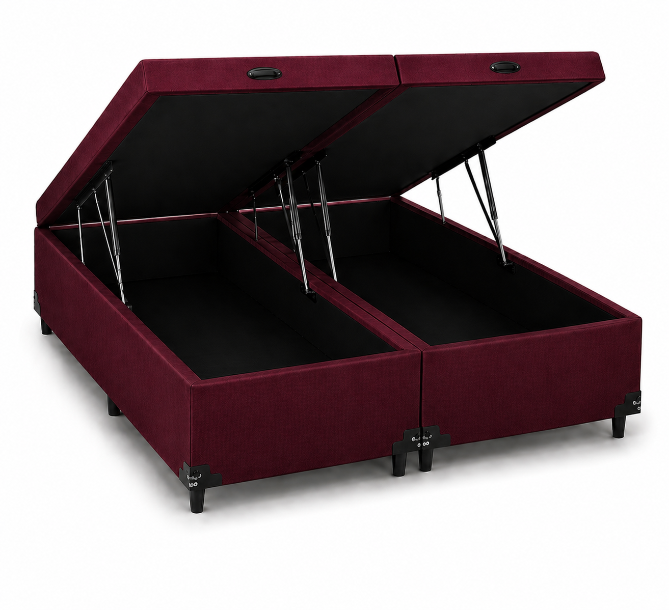 Cama Box Baú Bipartido Queen 158cm