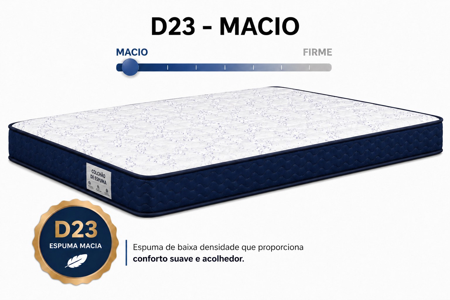 Colchão D23 AP Viúva 1,28 12cm foto 4