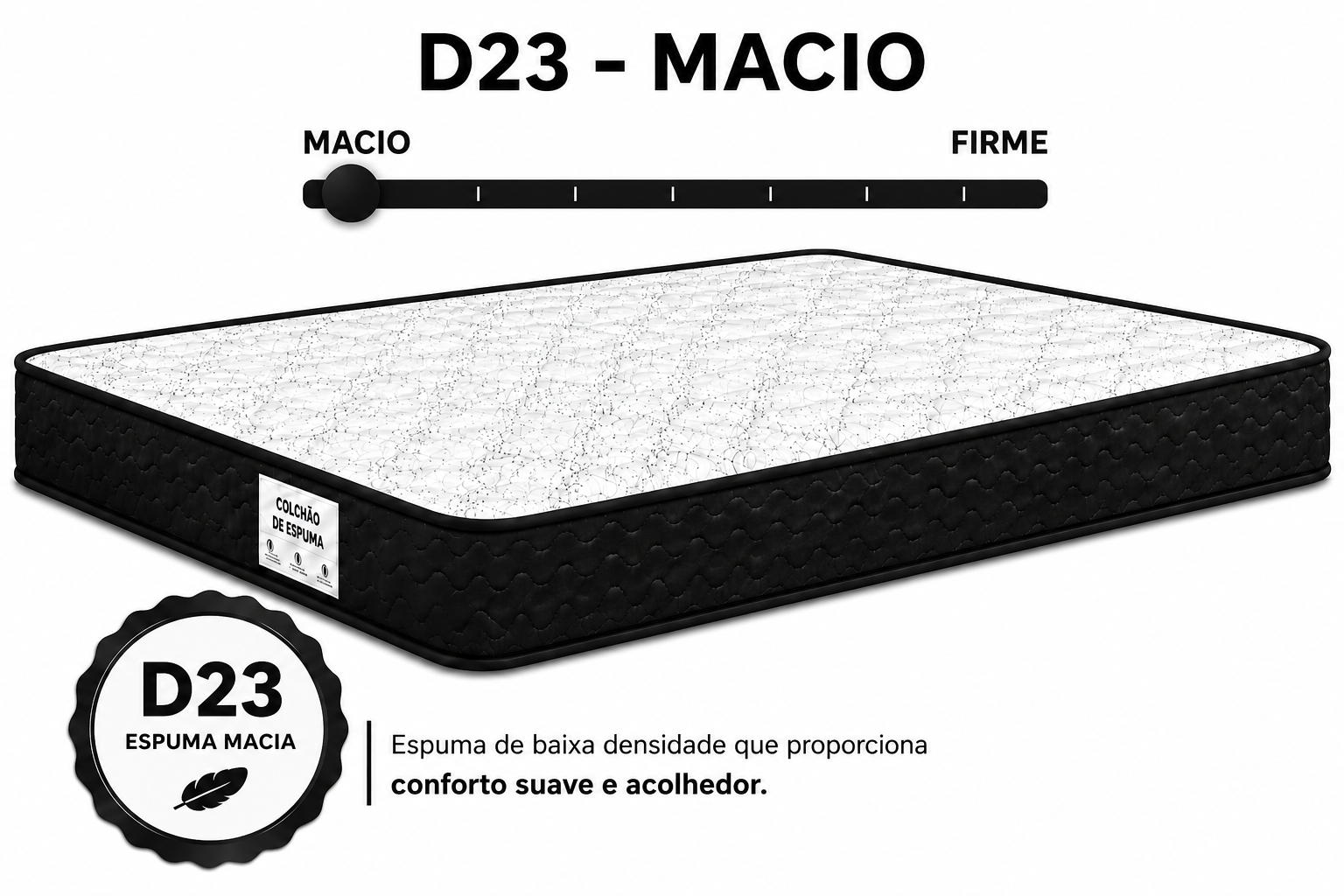 Colchão D23 AP Viúva 1,28 12cm foto 4