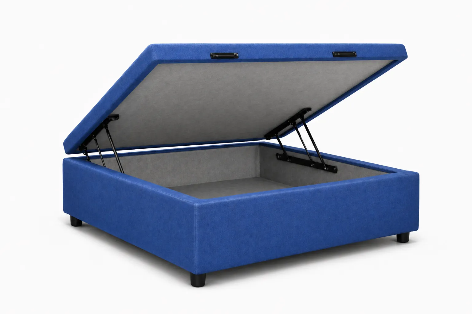 Cama Box Baú Solteiro Azul