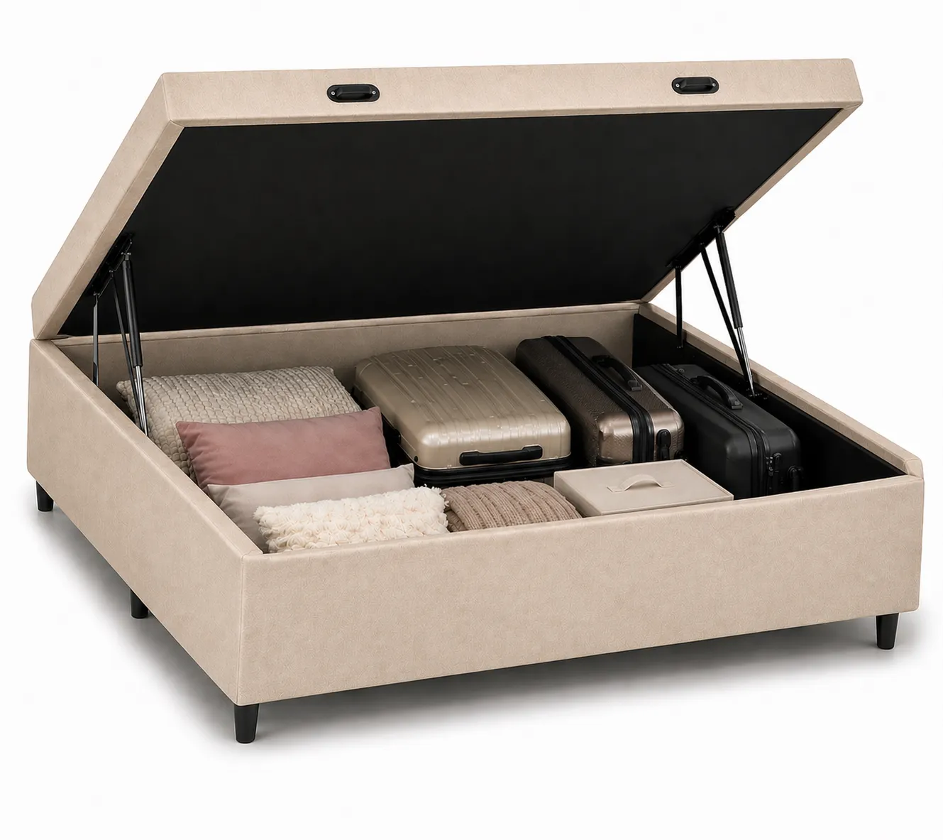 Cama Box Baú Casal 138cm