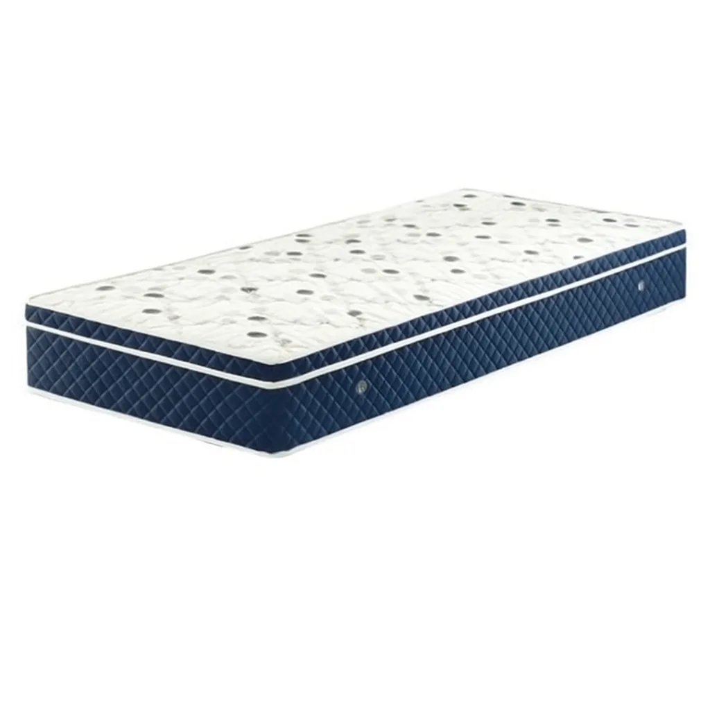 Colchão Mola Bonnel Solteirão 0,96 20cm - Azul