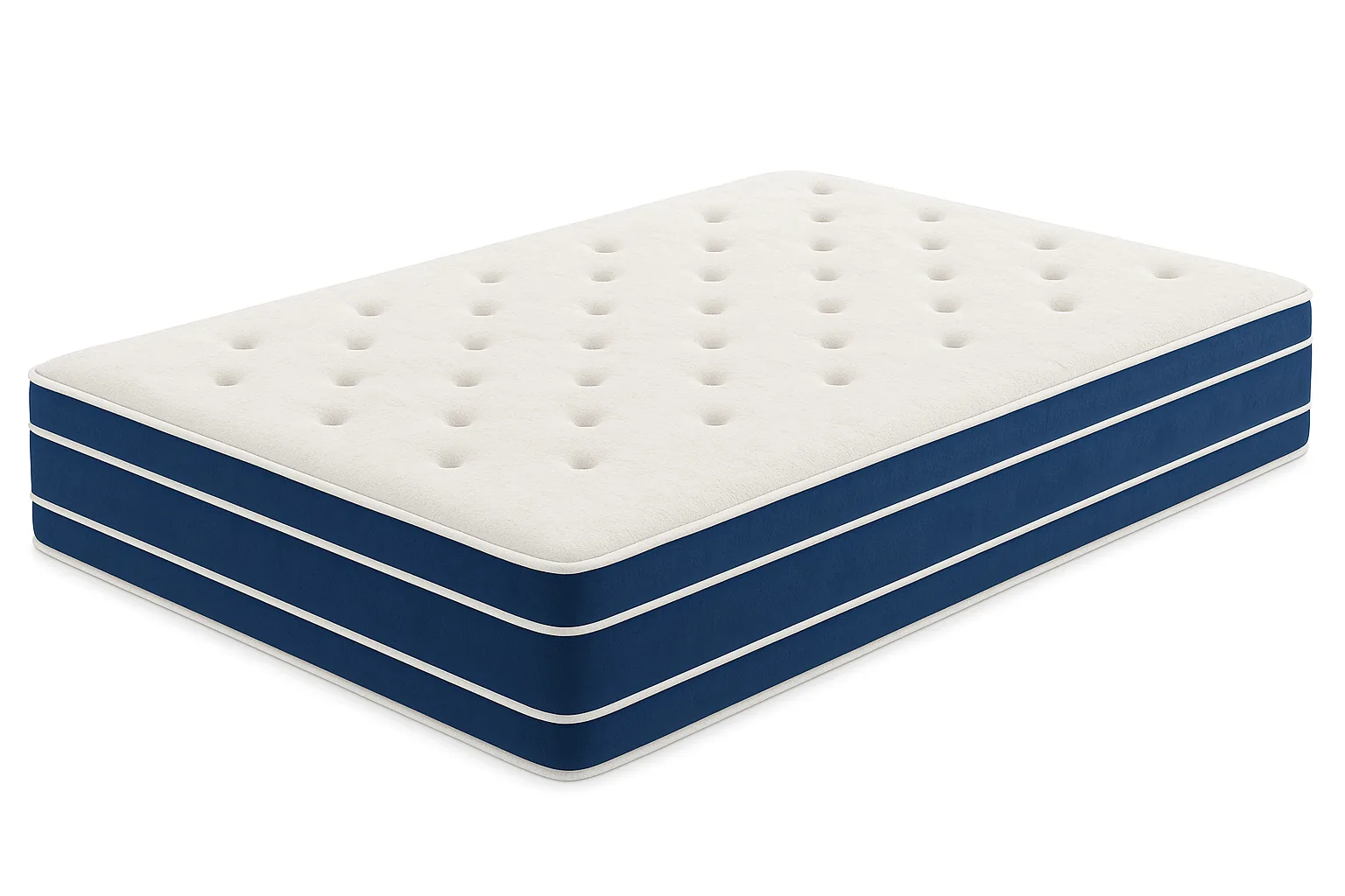 Colchão Mola Ensacada Solteiro 0,88 28cm - Azul