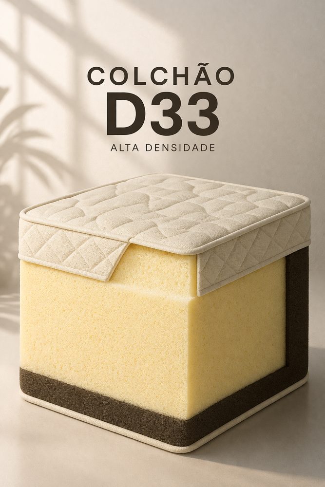 Kit Cama Box Baú + Colchão D33 Viúva 1,28m - Marrom